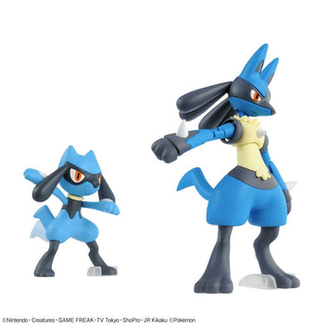 Pokemon - Riolu & Lucario Model Kit Set - 0