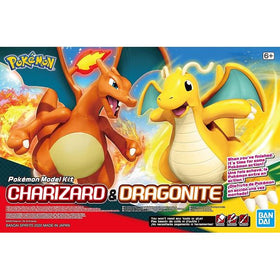 Charizard & Dragonite Pokemon Bandai Spirits Pokemon Model Kit