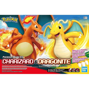 Charizard & Dragonite Pokemon Bandai Spirits Pokemon Model Kit
