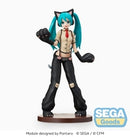 Hatsune Miku - Hatsune Miku Project DIVA Arcade Future Tone SPM Prize Figure (Kitty Cat Ver.)-1