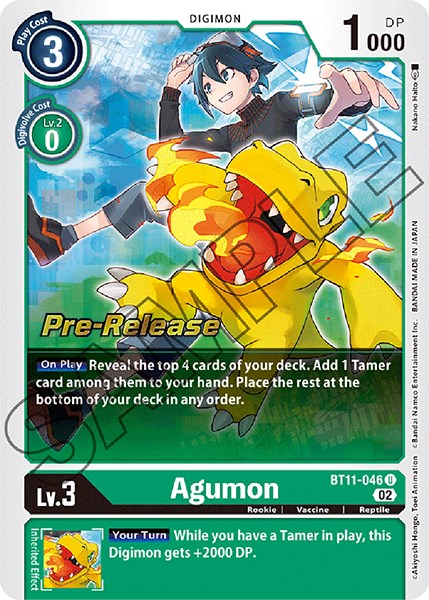Agumon [BT11-046] [Promociones previas al lanzamiento de la fase dimensional] 