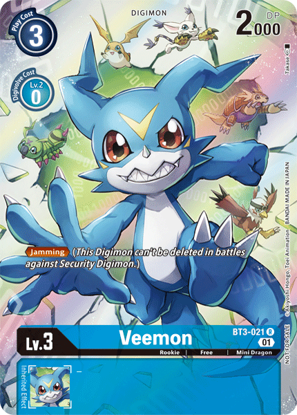 Veemon [BT3-021] (Caja de regalo del primer aniversario) [Tarjetas promocionales] 