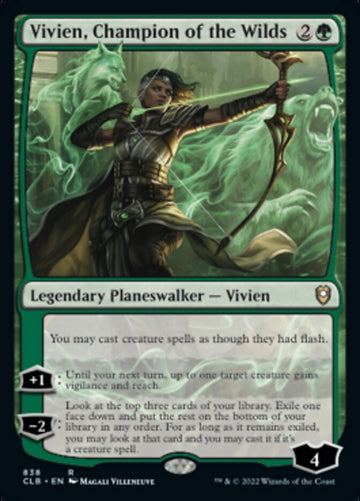 Vivien, campeona de las tierras salvajes [Commander Legends: Battle for Baldur's Gate] 