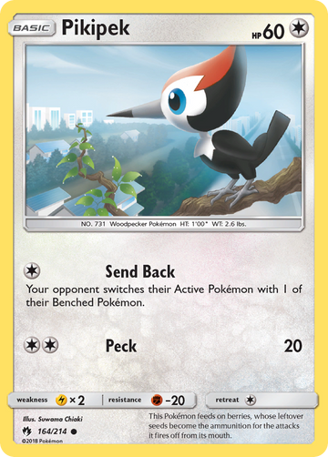 Pikipek (164/214) [Sol y Luna: Trueno Perdido] 