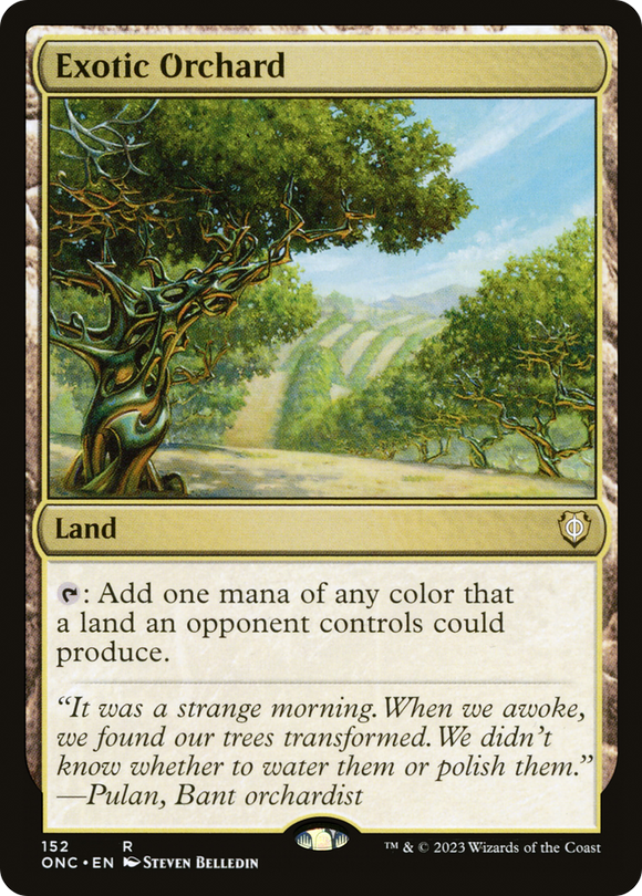 Huerto exótico [Phyrexia: Todos serán un solo comandante] 