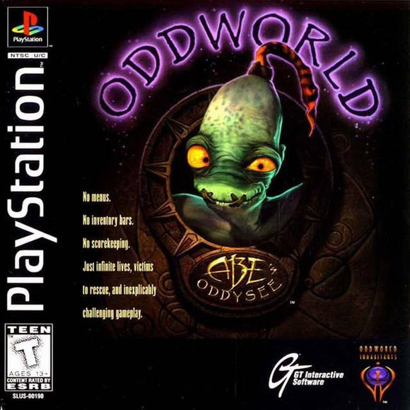 Red Fox Gaming - Hickory - Oddworld Abe's Oddysee - Video Game - Playstation