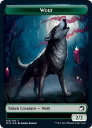 Rhino // Wolf Double-Sided Token [Innistrad: Midnight Hunt Commander Tokens]-2