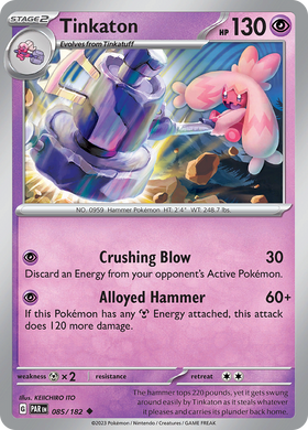 Tinkaton (085/182) [Scarlet &amp; Violet: La grieta de la paradoja] 