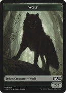 Zombie // Wolf Double-Sided Token [Game Night 2019 Tokens]-1