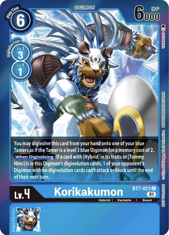 Korikakumon [BT7-023] (Paquete de evento 3) [Promociones de la próxima aventura] 