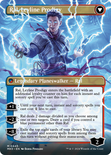 Ral, Monsoon Mage // Ral, Leyline Prodigy (Borderless) [Modern Horizons 3] - 0