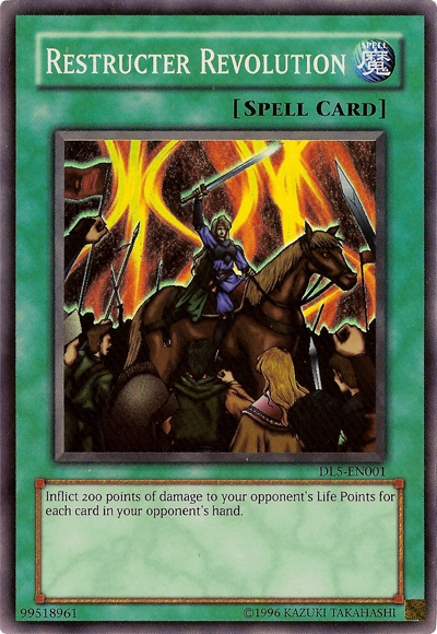 Revolución Restructora [DL5-EN001] Súper rara 