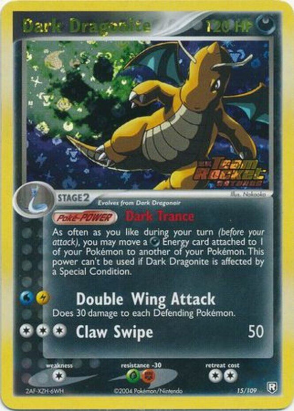 Dark Dragonite (15/109) (Stamped) [EX: Team Rocket Returns]