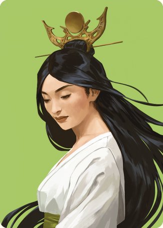 Tarjeta de arte de Azusa, perdida pero en busca de algo [Serie de arte de Commander Masters] 