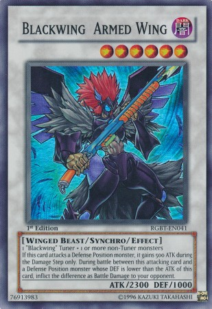 Ala armada de Blackwing [RGBT-EN041] Súper rara 