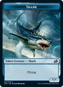 Shark // Human Soldier (005) Double-Sided Token [Ikoria: Lair of Behemoths Tokens]-1