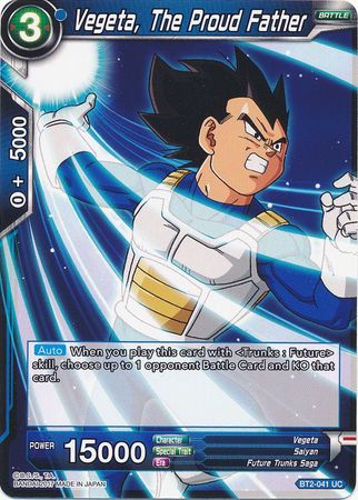 Vegeta, el padre orgulloso (BT2-041) [Union Force] 