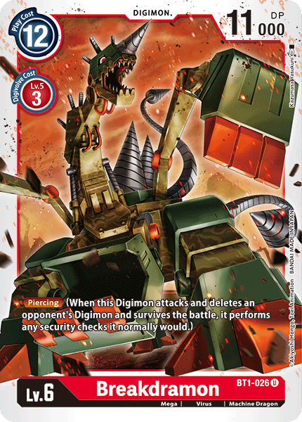 Breakdramon [BT1-026] [Lanzamiento de la versión especial Booster 1.0] 