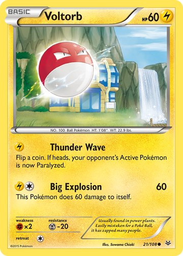 Voltorb (21/108) [XY: Cielos rugientes] 