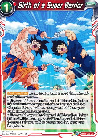 El nacimiento de un súper guerrero (BT11-029) [Vermilion Bloodline] 