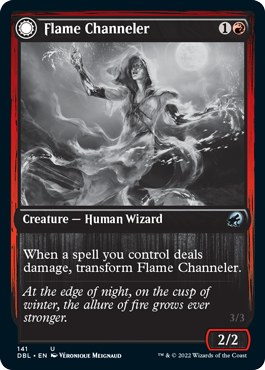 Canalizador de llamas // Encarnación de la llama [Innistrad: Double Feature] 