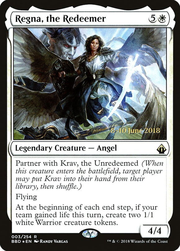 Regna, la redentora [Promociones previas al lanzamiento de Battlebond] 