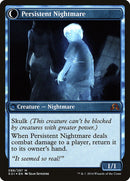 Startled Awake // Persistent Nightmare [Shadows over Innistrad Prerelease Promos]-2