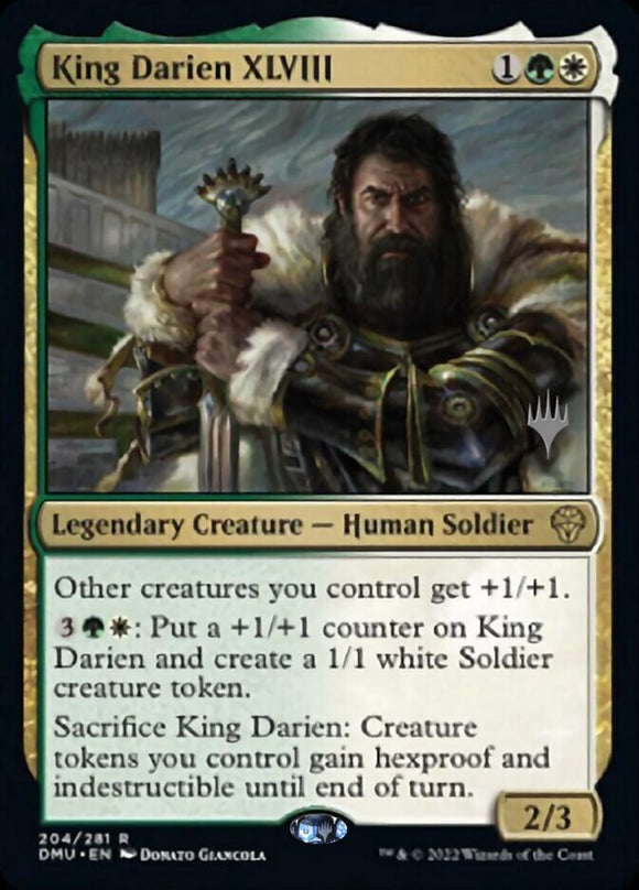 King Darien XLVIII (paquete promocional) [Promociones de Dominaria United] 