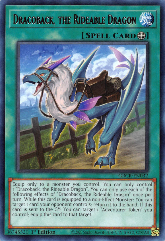 Dracoback, el dragón montable [GRCR-EN032] Raro 
