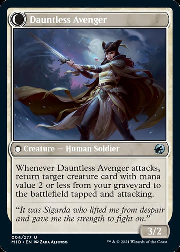 Bereaved Survivor // Dauntless Avenger [Innistrad: Midnight Hunt] - 0