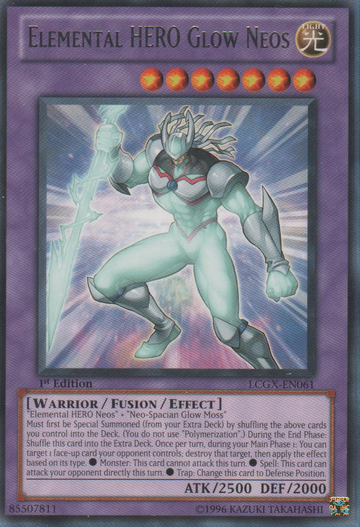HÉROE Elemental Glow Neos [LCGX-EN061] Raro 