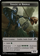 Fanatic of Rhonas // Energy Reserve Double-Sided Token [Modern Horizons 3 Tokens]-1