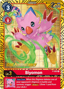 Biyomon [P-002] (Juego de cartas del 2.º aniversario) [Tarjetas promocionales]-2
