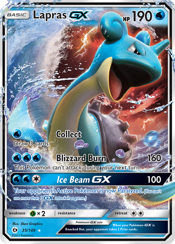 Lapras GX (35/149) [Sol y Luna: Set básico] 