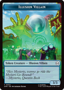 Spider // Illusion Villain Double-Sided Token [Marvel's Spider-Man Tokens]-2
