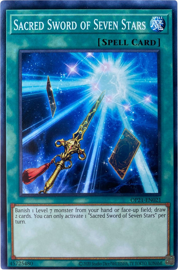 Espada Sagrada de las Siete Estrellas [OP21-EN021] Común 
