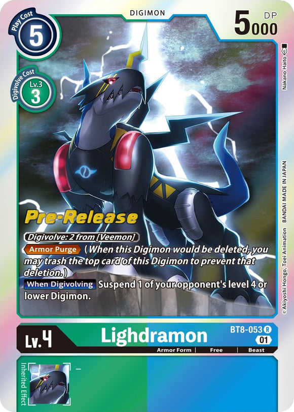 Lighdramon [BT8-053] [Nuevas cartas de prelanzamiento de Awakening] 