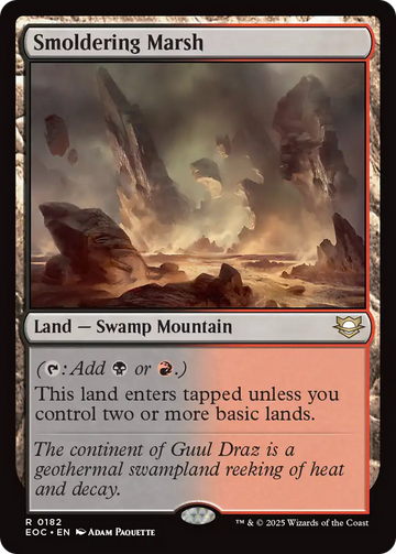 Smoldering Marsh [Edge of Eternities Commander]