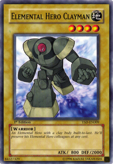 Héroe elemental Clayman [YSD-EN009] Común 