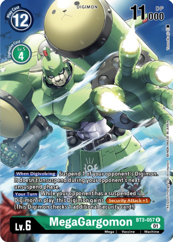MegaGargomon [BT3-057] (caja de mazos de juego de cartas Digimon) [lanzamiento de promociones especiales]