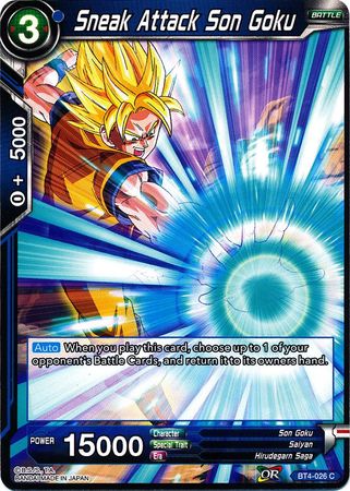 Ataque furtivo de Son Goku (BT4-026) [Guerra colosal] 