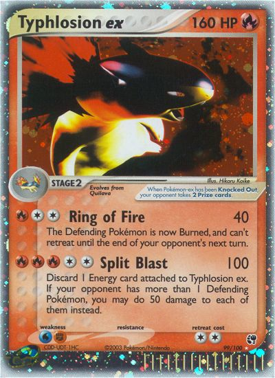 Typhlosion ex (99/100) [EX: Tormenta de arena] 