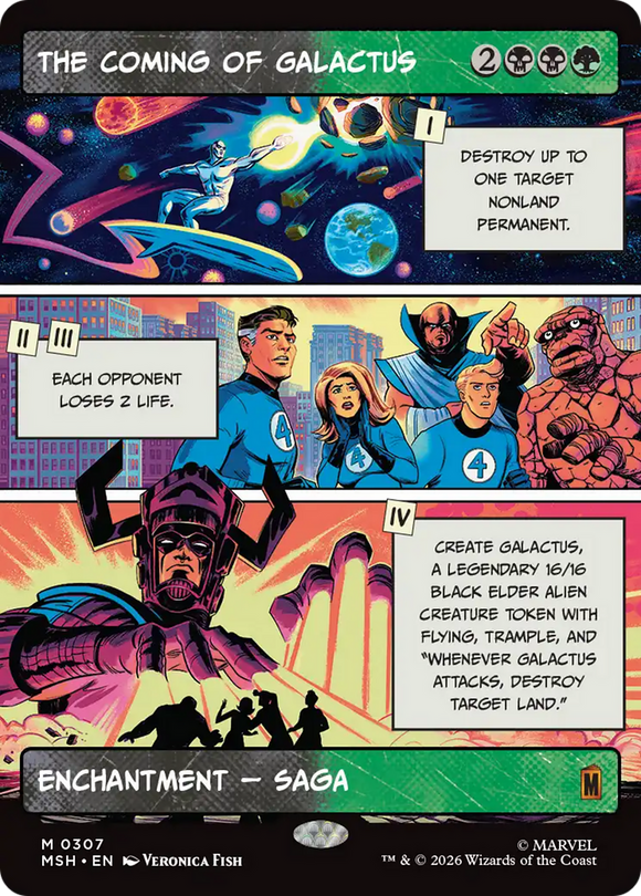 The Coming of Galactus (Borderless) [Marvel Super Heroes]