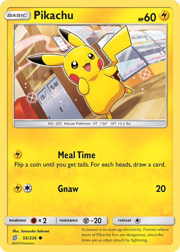 Pikachu (55/236) [Sol y Luna: Mentes Unificadas] 