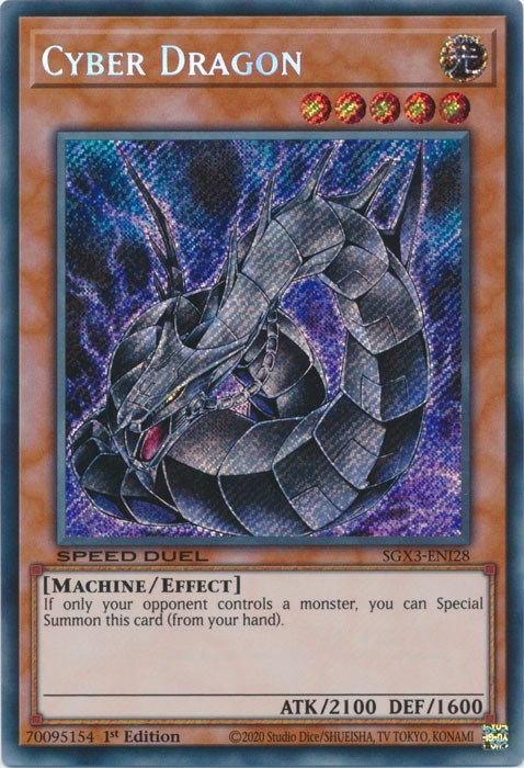 Cyber ​​Dragon [SGX3-ENI28] Raro secreto 