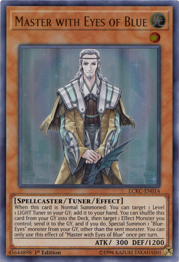 Master with Eyes of Blue [LCKC-EN014] Ultra Rare