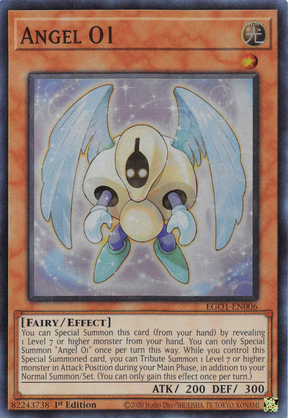 Ángel O1 [EGO1-EN006] Súper raro 