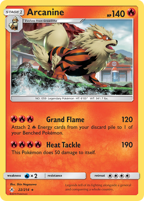 Arcanine (22/214) [Sol y Luna: Lazos inquebrantables] 