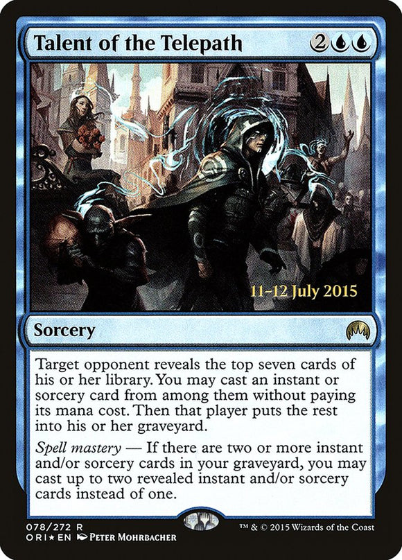 Talent of the Telepath [Magic Origins Prerelease Promos]