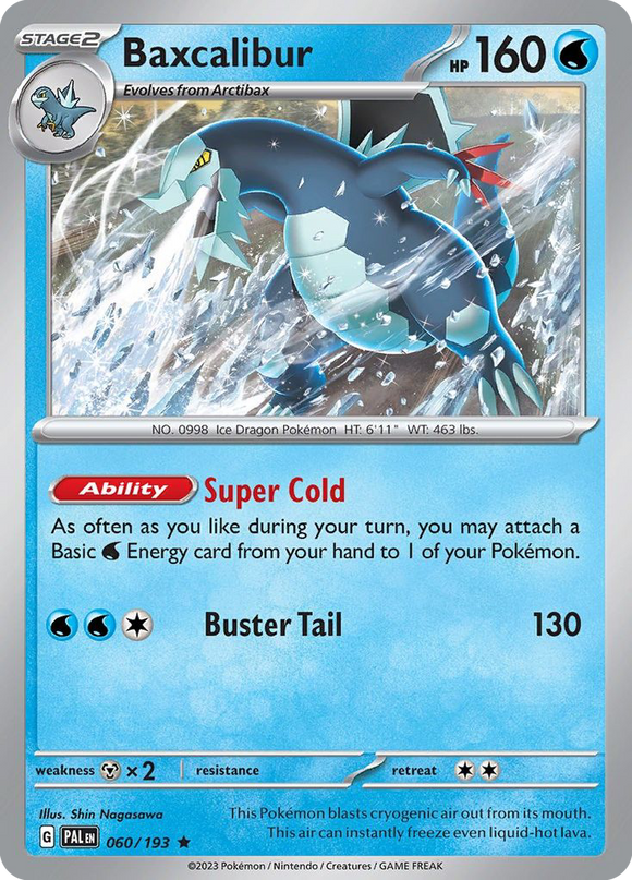 Baxcalibur (060/193) (Exclusivo del mazo temático) [Scarlet &amp; Violet: Paldea Evolved] 